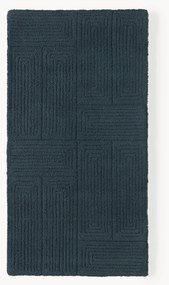 Tapete de lã artesanal com padrão geométrico Alexia