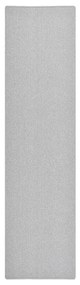 vidaXL Tapete/passadeira 80x300 cm cinzento-claro