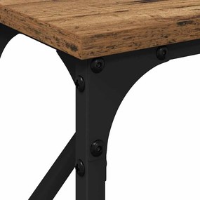 Mesa de Consola Madeira Antiga 140x23x75 cm Madeira Engenharia
