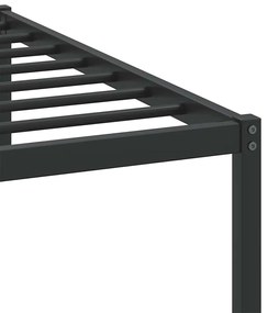 Estrutura de cama sem colchão 107x203 cm carvalho castanho