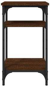 Mesa de apoio 35x30x60cm derivados de madeira carvalho castanho