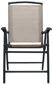 3 pcs conjunto de bistrô aço cinzento-acastanhado