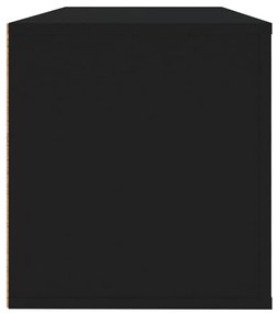 Sapateira de parede 100x35x38 cm derivados de madeira preto