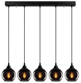 Candeeiro Suspenso Smoked – Fume – 85 x 85 cm