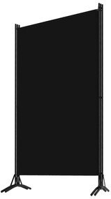 Divisória de quarto com 3 painéis 260x180 cm preto
