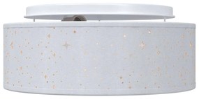 Luminárias de Teto com Cúpula Cheia de Estrelas Cinzenta Ø 30 cm Tecid