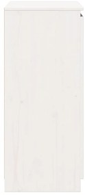 Aparador pinho maciço 60x36x84 cm branco