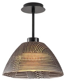 Candeeiro de Teto Bornova – Preto – 30 cm