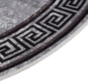 Tapete lavável antiderrapante φ120 cm multicor