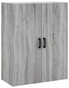 Armário alto 69,5x34x180 cm derivados de madeira sonoma cinza