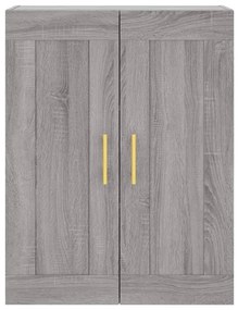 Armário alto 69,5x34x180 cm derivados de madeira sonoma cinza