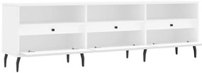 Móvel de TV 150x30x44,5 cm derivados de madeira branco