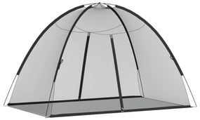 Rede mosquiteira com portas malha 220 200x120x130 cm preto