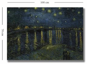 Pintura Decorativa em Tela 70100VANGOGH026 – Multicolor – 70 x 100 cm