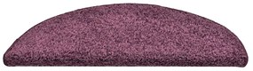 Tapetes de escada 30 pcs 56x17x3 cm roxo-escuro