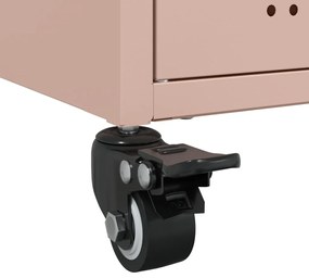 Móvel de TV 100,5x39x43,5 cm aço rosa