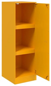 Aparador 34,5x39x107 cm aço amarelo mostarda