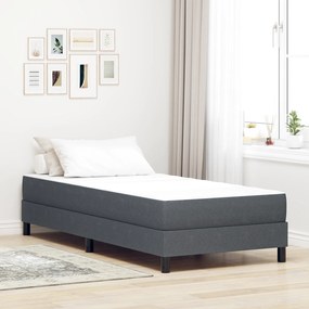 vidaXL Colchão de Molas Pocket Cinza Escuro Médio 80x200x20 cm Tecido