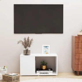 Móvel de TV 60x24x32cm contraplacado branco