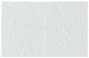 Parede lateral com fecho p/ tenda de festas 2 pcs PE branco