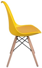 Pack 6 Cadeiras Tilsen - Amarelo