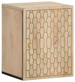 vidaXL Armário de parede p/ casa de banho 38x33x48 cm mangueira maciça