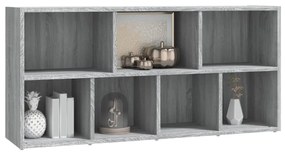 Estante 50x25x106 cm cinzento sonoma