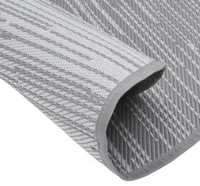 Tapete de exterior Ø120 cm ARAKIL PP cinzento