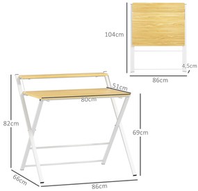 Secretária de Canto – Modelo Västerås – 86x66x82 – Moderna – Branco