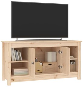 Móvel de TV 103x36,5x52 cm madeira de pinho maciça