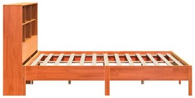 Cama com estante sem colchão 200x200 cm pinho maciço