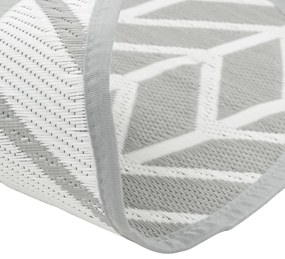 Tapete de exterior Ø200 cm ARAKIL PP cinzento