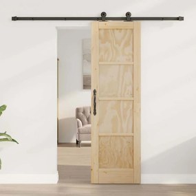 Porta Deslizante com Conjunto de Hardware 'ORKDAL'Madeira Sólida de Pi