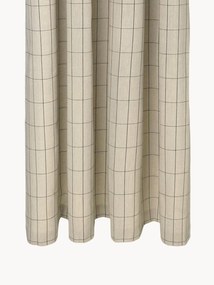 Cortina de duche repelente de água em algodão orgânico Chambray