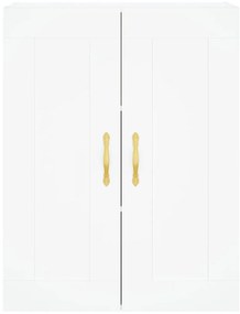 Armário alto 69,5x34x180 cm derivados de madeira branco
