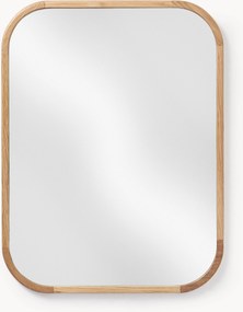 Espelho de parede com moldura de madeira de carvalho Levan
