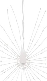 Iluminação estrelar p/ Natal 140 luzes LED 17 cm azul