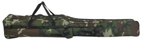 Saco para cana de pesca 160 cm tecido oxford camuflagem verde
