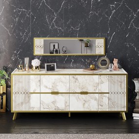 Console Frida – Branco – 180 cm x 72 cm x 46 cm