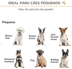 PawHut Barreira de Segurança Dobrável para Cães Pequenos Barreira de P