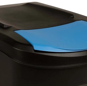Caixotes do lixo empilháveis 4 pcs 100 L antracite