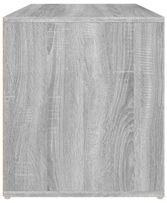 Banco corredor 80x40x45 cm derivados de madeira cinzento sonoma