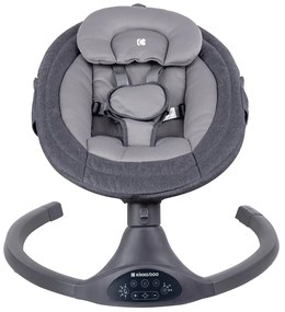 Cadeira baloiço para bebé eléctrico de lado a lado Codie Dark Cinzento