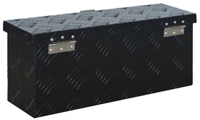 Caixa de alumínio 485x140x200 mm preto