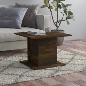 Mesa de centro 55,5x55,5x40cm derivados madeira carvalho fumado