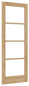 Porta Interior com Vidro "ORKDAL" 73,5x198,5x4 cm Madeira de Pinho Sól
