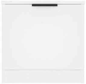 Mesa de cabeceira 40x39x40 cm branco