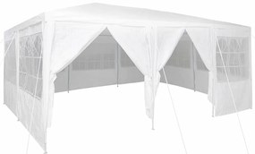Tenda para Festa com 10 Lados Brancos 6x4 m PE