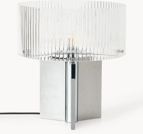 Candeeiro de mesa em vidro canelado Emmi