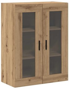 Gabinetes de Parede 2 peças Carvalho Artesanal 69.5 x 34 x 90 cm em Ma